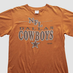 Dallas Cowboys Trench 90s T-shirt Orange Vintage - Fanatics