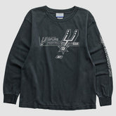 Vintage - San Antonio Spurs Reebok 2000s Long Sleeve T-shirt - Black Vintage
