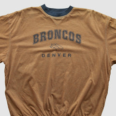 Denver Broncos 2000s Pullover Sweatshirt Tan Vintage - Fanatics