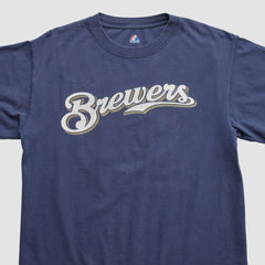 Milwaukee Brewers Majestic 2000s T-shirt for sale