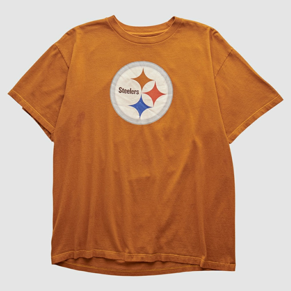 Pittsburgh Steelers NFL 2000s T-shirt Orange Vintage - Fanatics