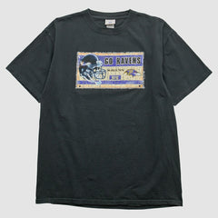 Baltimore Ravens NFL 2000s T-shirt Black Vintage - Fanatics