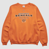 Cincinnati Bengals NFL 2000s Pullover Sweatshirt Orange Vintage - Fanatics