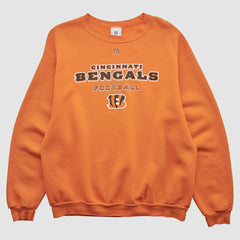 Cincinnati Bengals NFL 2000s Pullover Sweatshirt Orange Vintage - Fanatics