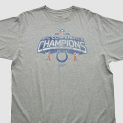 Indianapolis Colts Reebok 2006 T-shirt Heather Gray Vintage - Fanatics