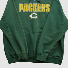 Green Bay Packers NFL 2010s Hooded Pullover Sweatshirt Green Vintage - Fanatics
