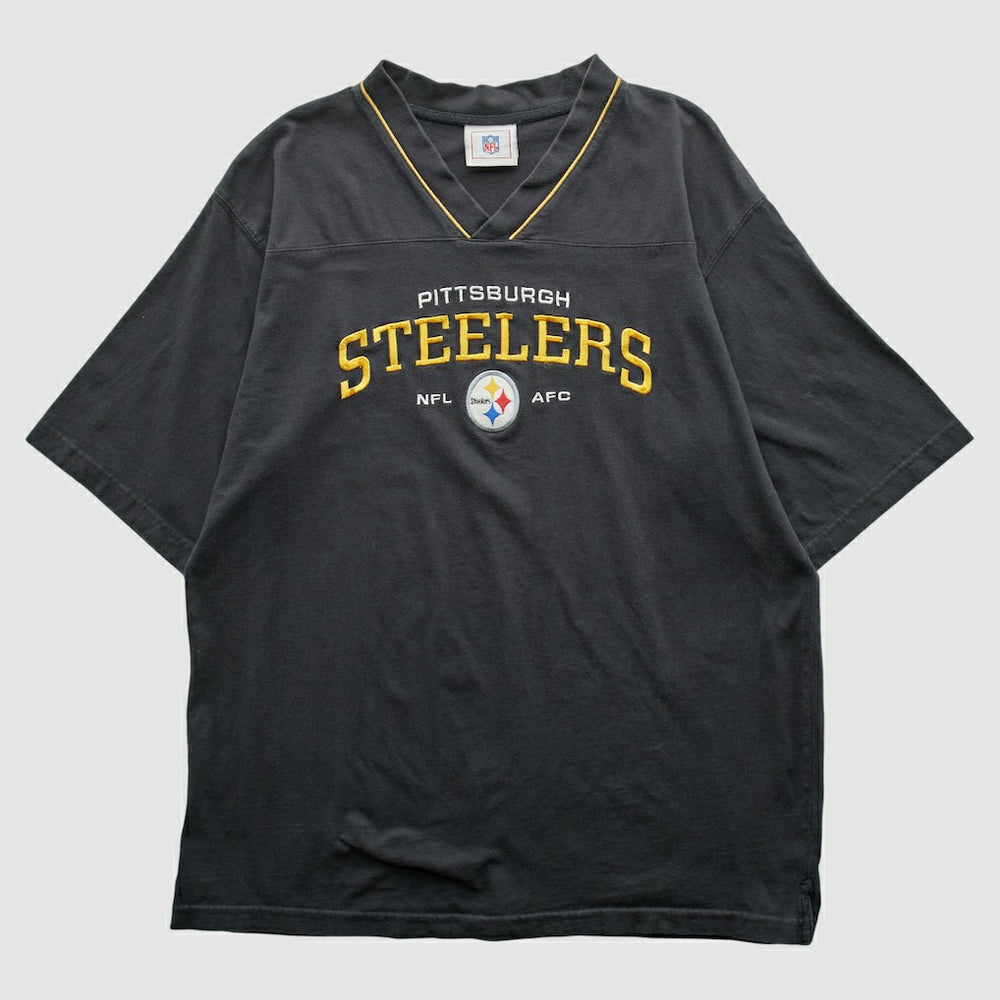 Pittsburgh Steelers NFL 2000s T-shirt Black Vintage - Fanatics