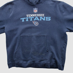 Tennessee Titans Reebok 2000s Hooded Pullover Sweatshirt Navy Vintage - Fanatics