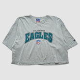 Philadelphia Eagles Champion 2000s T-shirt Heather Gray Vintage - Fanatics