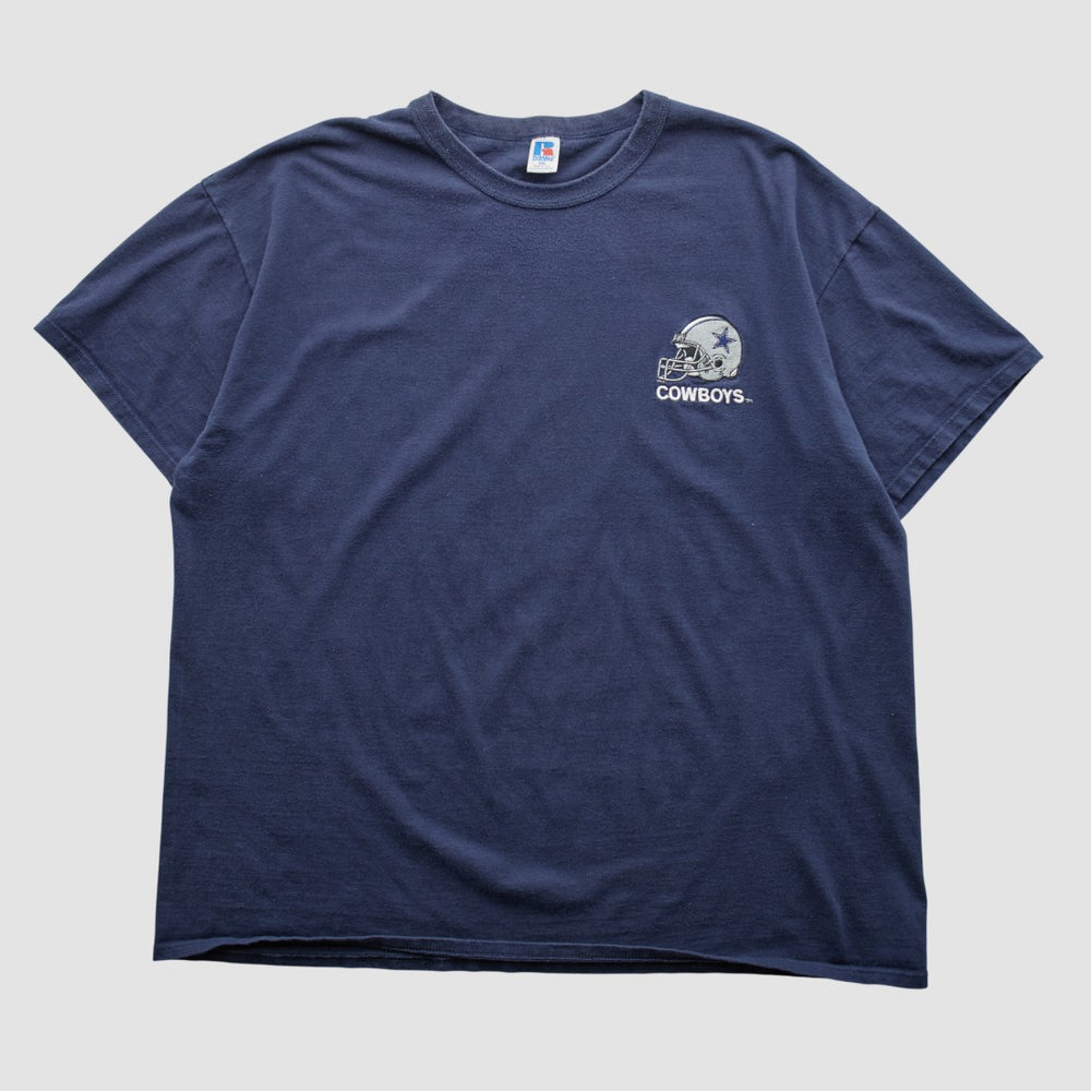 Dallas Cowboys Russell 90s T-shirt Navy Vintage - Fanatics
