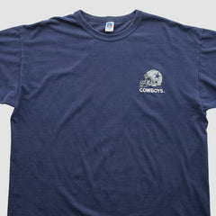 Dallas Cowboys Russell 90s T-shirt Navy Vintage - Fanatics