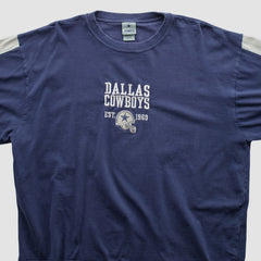Dallas Cowboys 2000s Long Sleeve T-shirt Navy Vintage - Fanatics
