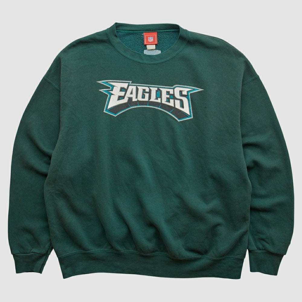 Philadelphia Eagles NFL 2000s Pullover Sweatshirt Green Vintage - Fanatics
