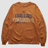 Dallas Cowboys Team Edition Apparel 2000s Long Sleeve T-shirt Orange Vintage - Fanatics