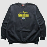 Pittsburgh Steelers NFL 2000s Pullover Sweatshirt Black Vintage - Fanatics