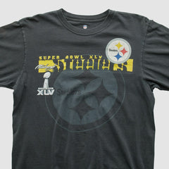 Pittsburgh Steelers NFL 2011 Long Sleeve T-shirt Charcoal Vintage - Fanatics