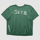 New York Jets Reebok 2000s T-shirt Green Vintage - Fanatics