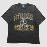 Pittsburgh Steelers Champion 1994 T-shirt Black Vintage - Fanatics