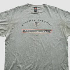 Atlanta Falcons 2000s T-shirt Heather Gray Vintage - Fanatics