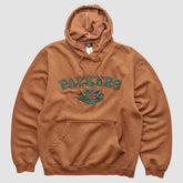 Green Bay Packers Reebok 2010s Hooded Pullover Sweatshirt Brown Vintage - Fanatics