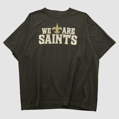 New Orleans Saints Reebok 2000s T-shirt Black Vintage - Fanatics