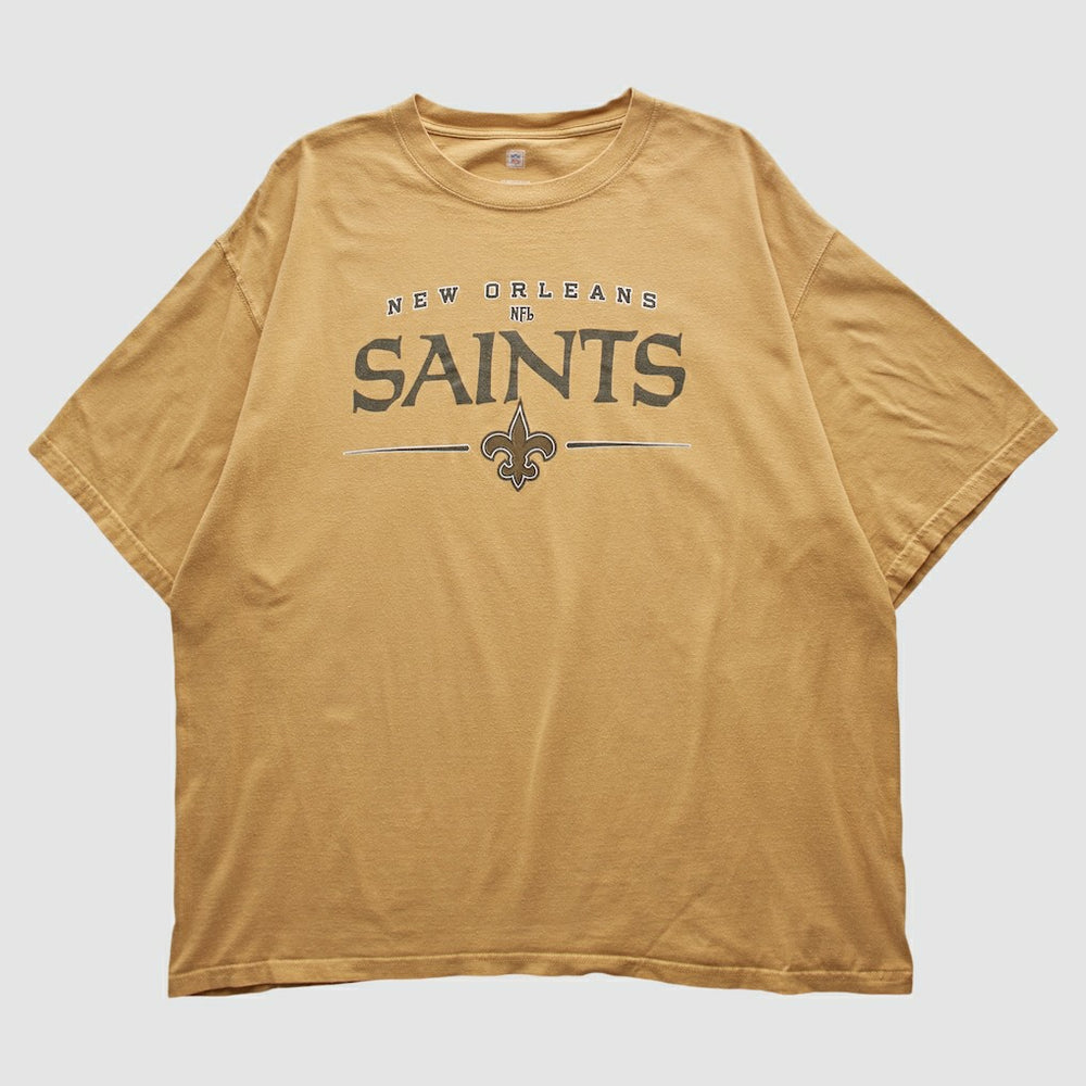 New Orleans Saints NFL 2000s T-shirt Tan Vintage - Fanatics