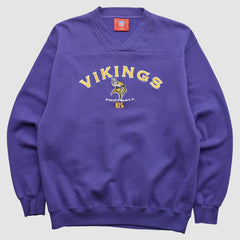 Minnesota Vikings NFL 2000s Pullover Sweatshirt Purple Vintage - Fanatics