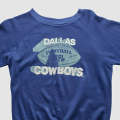 Dallas Cowboys 80s Pullover Sweatshirt Blue Vintage - Fanatics
