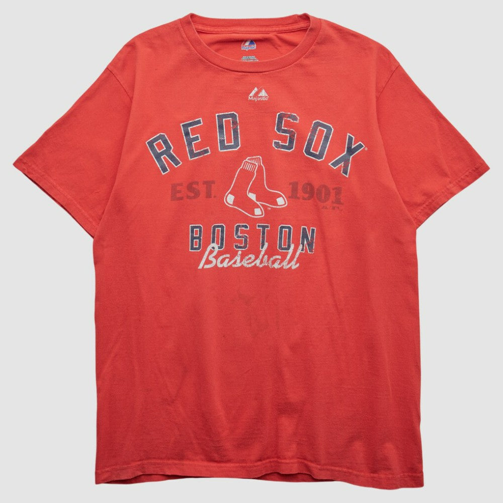 Boston Red Sox Majestic 2010s T-shirt On Sale