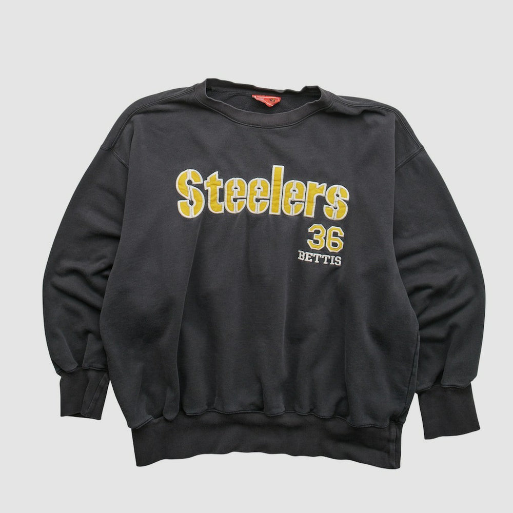 Pittsburgh Steelers NFL 2000s Pullover Sweatshirt Black Vintage - Fanatics
