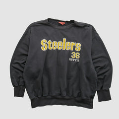 Pittsburgh Steelers NFL 2000s Pullover Sweatshirt Black Vintage - Fanatics