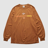 Kansas City Chiefs NFL 2000s Long Sleeve T-shirt Brown Vintage - Fanatics