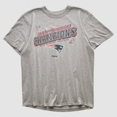 New England Patriots Reebok 2011 T-shirt Heather Gray Vintage - Fanatics