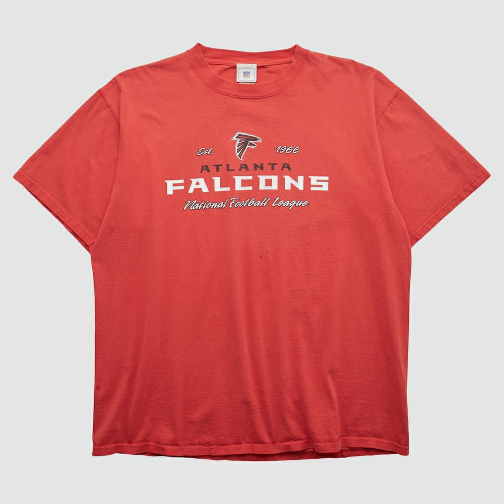 Atlanta Falcons NFL 2000s T-shirt Red Vintage - Fanatics