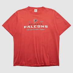 Atlanta Falcons NFL 2000s T-shirt Red Vintage - Fanatics
