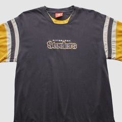 Pittsburgh Steelers NFL 2000s T-shirt Black Vintage - Fanatics