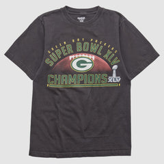 Green Bay Packers Reebok 2011 T-shirt Black Vintage - Fanatics