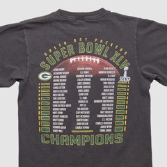 Green Bay Packers Reebok 2011 T-shirt Black Vintage - Fanatics