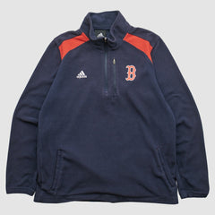 Boston Red Sox Adidas 2010s 1/4 Zip Sweatshirt On Sale