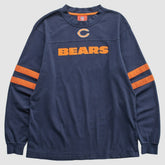 Chicago Bears NFL 2000s Long Sleeve T-shirt Navy Vintage - Fanatics