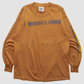 Minnesota Vikings Lee Apparel 2000s Long Sleeve T-shirt Brown Vintage - Fanatics