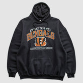 Cincinnati Bengals NFL 2010s Hooded Pullover Sweatshirt Black Vintage - Fanatics