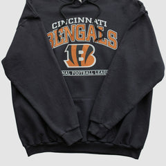 Cincinnati Bengals NFL 2010s Hooded Pullover Sweatshirt Black Vintage - Fanatics