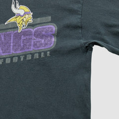 Minnesota Vikings NFL 2010s Long Sleeve T-shirt Charcoal Vintage - Fanatics