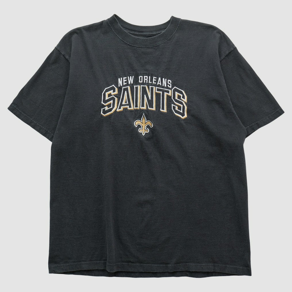 New Orleans Saints Reebok 2000s T-shirt Black Vintage - Fanatics