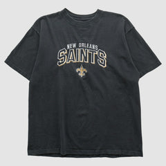 New Orleans Saints Reebok 2000s T-shirt Black Vintage - Fanatics