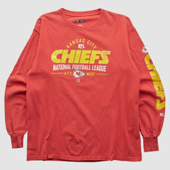 Kansas City Chiefs NFL 2010s Long Sleeve T-shirt Red Vintage - Fanatics
