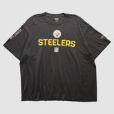 Pittsburgh Steelers Reebok 2000s T-shirt Black Vintage - Fanatics
