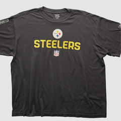 Pittsburgh Steelers Reebok 2000s T-shirt Black Vintage - Fanatics