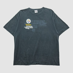 Pittsburgh Steelers NFL 2010s T-shirt Charcoal Vintage - Fanatics